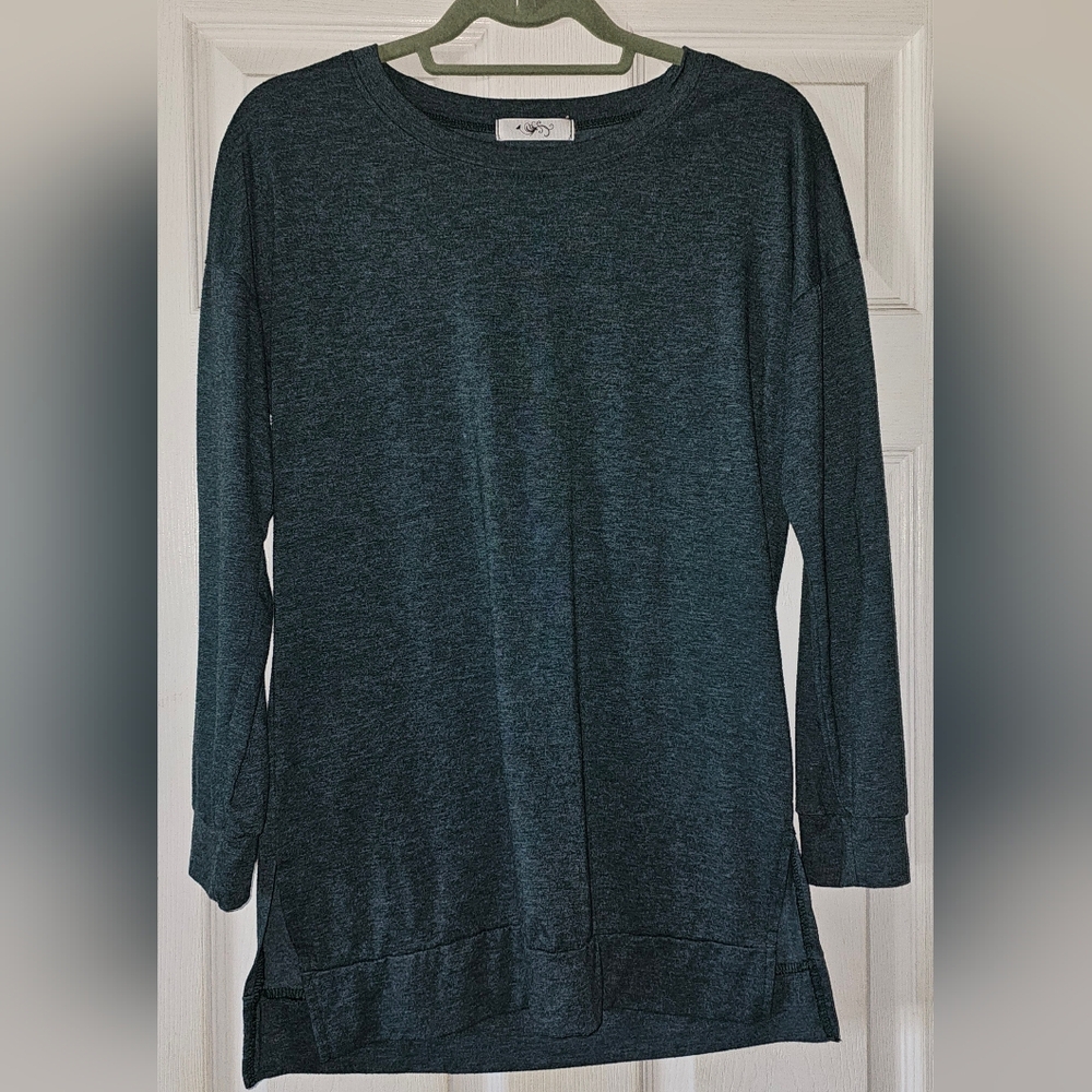 Dark Teal Long Lightweight Shirt